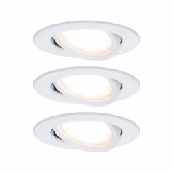 Paulmann 934.85, Spot lumineux encastrable, 3 ampoule(s), LED, 2700 K, 630 lm, Blanc
