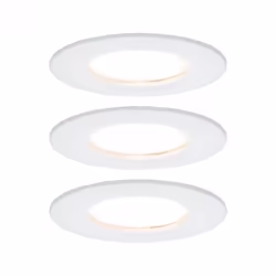 Paulmann 934.96, Spot lumineux encastrable, 3 ampoule(s), LED, 2700 K, 460 lm, Blanc