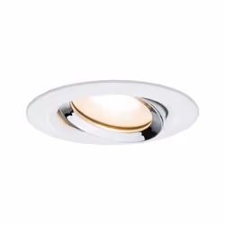 Paulmann 936.63, Spot lumineux encastrable, GU5.3, 1 ampoule(s), 35 W, 230 V, Chrome, Blanc