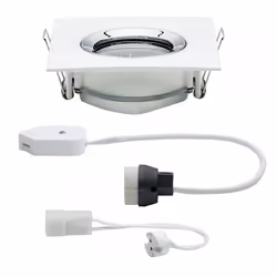 Paulmann 936.64 Spot lumineux encastrable Chrome, Blanc GU5.3 35 W