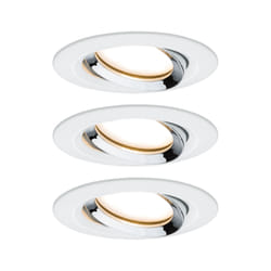 Paulmann 936.86 Spot lumineux encastrable Chrome, Blanc LED 6,8 W