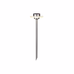 Paulmann Piquet solaire d'extérieur Special Line Ufo LED acier inox, clair, kit de 1, Éclairage au sol extérieur, Acier inoxy ...