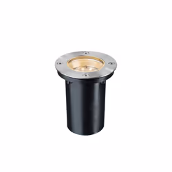 Paulmann kit d'encastrés sol Special Line 230 V LED Blanc chaud, Acier inoxydable, kit de 1, Jardin, Noir, Acier inoxydable,  ...