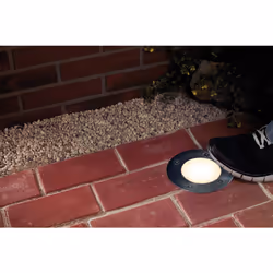 Paulmann kit d'encastrés sol Special Line 230 V LED Blanc chaud, Acier inoxydable, kit de 1