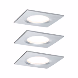 Paulmann 938.95, Spot lumineux encastrable, 1 ampoule(s), 425 lm, 230 V, Argent
