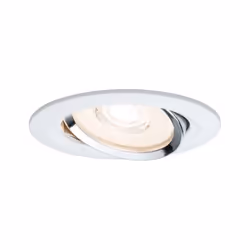 Paulmann 939.42, Spot lumineux encastrable, 1 ampoule(s), LED, 2700 K, 544 lm, Chrome, Blanc
