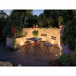 Paulmann 939.51 Éclairage de plancher extérieur LED 2,5 W Noir, Argent