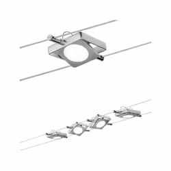 Paulmann 941.07, Spot lumineux sur rail, 4 ampoule(s), LED, 200 lm, Chrome
