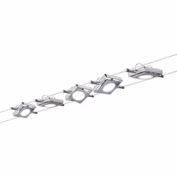 Paulmann 94108, 5 ampoule(s), 2700 K, 1000 lm, Chrome