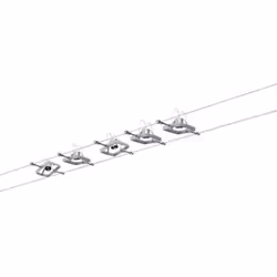 Paulmann 94133, Spot lumineux sur rail, GU5.3, 5 ampoule(s), 230 V, Chrome