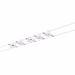 Paulmann Mac II, Spot lumineux sur rail, GU5.3, 5 ampoule(s), 50 W, 230 V, Blanc