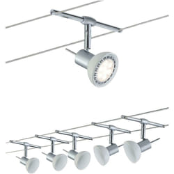 Paulmann PLM 94136 - Seilsystem WireSystem Set Sheela 5 Spots GU5.3 Spot lumineux sur rail LED 10 W