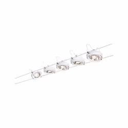 Paulmann 942.00, Spot lumineux sur rail, G53, 5 ampoule(s), LED, 42 W, Aluminium, Blanc