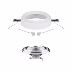 Paulmann 942.00 Spot lumineux sur rail Aluminium, Blanc G53 LED 8 W