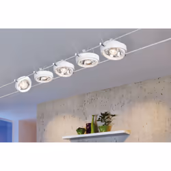 Paulmann 942.01 Spot lumineux sur rail Aluminium, Blanc G53 LED 8 W