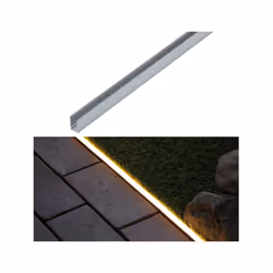Paulmann 942.16, Profil, Sol, Aluminium, Aluminium, 1000 mm, 10,6 mm