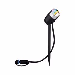 Paulmann 942.84 Éclairage de plancher extérieur Ampoule(s) non remplaçable(s) LED 4 W Noir, Argent