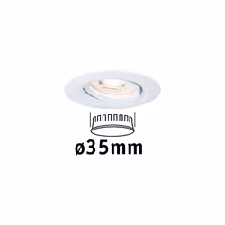 Paulmann 942.92 Spot lumineux encastrable Blanc Ampoule(s) non remplaçable(s) LED 4 W