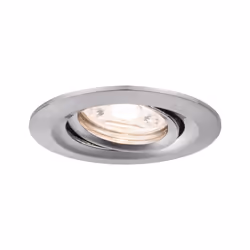 Paulmann 942.94, Spot lumineux encastrable, Ampoule(s) non remplaçable(s), 1 ampoule(s), LED, 2700 K, Fer brossé