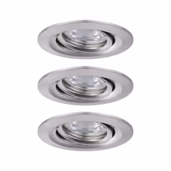 Paulmann 942.95 Spot lumineux encastrable Fer brossé Ampoule(s) non remplaçable(s) LED 3 W - Vue supplémentaire 6