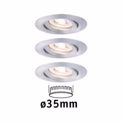 Paulmann 942.97 Spot lumineux encastrable Aluminium Ampoule(s) non remplaçable(s) LED 4 W