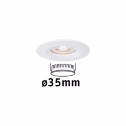 Paulmann 942.98 Spot lumineux encastrable Blanc Ampoule(s) non remplaçable(s) LED 4 W
