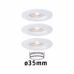Paulmann 942.99 Spot lumineux encastrable Blanc Ampoule(s) non remplaçable(s) LED 4 W