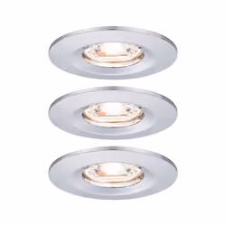 Paulmann 943.03, Spot lumineux encastrable, Ampoule(s) non remplaçable(s), 1 ampoule(s), LED, 2700 K, Chrome
