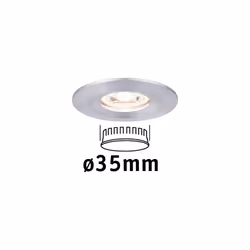 Paulmann 943.04 Spot lumineux encastrable Aluminium Ampoule(s) non remplaçable(s) LED 4 W
