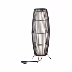 Paulmann Objet lumineux Plug &amp; Shine Basket, Noir, LED, 8 W, 3000 K, 800 lm, Blanc chaud