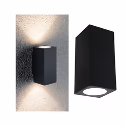 Paulmann Flame Éclairage mural extérieur LED Anthracite E
