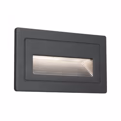 Paulmann 94383, Éclairage mural extérieur, Noir, Aluminium, Acier inoxydable, IP44, Jardin, I