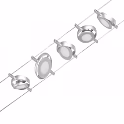 Paulmann 94414, Spot lumineux sur rail, Ampoule(s) non remplaçable(s), 1 ampoule(s), LED, 3000 K, Chrome