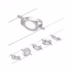 Paulmann 94414 spot d'éclairage Spot lumineux sur rail Chrome Ampoule(s) non remplaçable(s) LED 4,5 W F