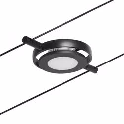 Paulmann 94418, Spot lumineux sur rail, Ampoule(s) non remplaçable(s), 1 ampoule(s), LED, 3000 K, Noir, Chrome