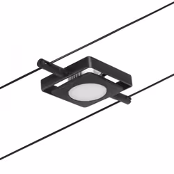 Paulmann 94425, Spot lumineux sur rail, Ampoule(s) non remplaçable(s), 1 ampoule(s), LED, 3000 K, Noir, Chrome