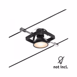 Paulmann 94435 spot d'éclairage Spot lumineux sur rail Noir, Chrome GU5.3