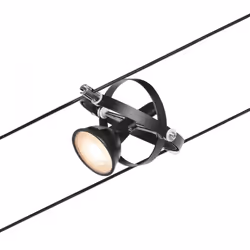 Paulmann 94440 spot d'éclairage Spot lumineux sur rail Noir, Chrome GU5.3