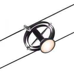 Paulmann 94440 spot d'éclairage Spot lumineux sur rail Noir, Chrome GU5.3