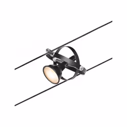 Paulmann 94441 spot d'éclairage Spot lumineux sur rail Noir, Chrome GU5.3