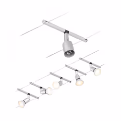 Paulmann 944.42, 5 ampoule(s), LED, GU5.3, Chrome