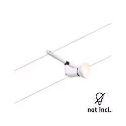 Paulmann 94445 spot d'éclairage Spot lumineux sur rail Chrome, Blanc GU5.3