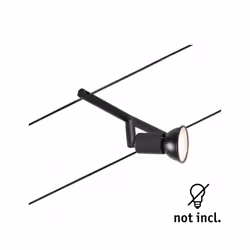Paulmann 94447 spot d'éclairage Spot lumineux sur rail Noir, Chrome GU5.3