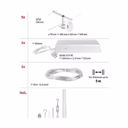 Paulmann 94448 spot d'éclairage Spot lumineux sur rail Chrome GU5.3 - Vue supplémentaire 9