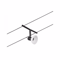 Paulmann 94450, Spot lumineux sur rail, GU5.3, 230 V, Noir, Chrome