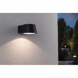 Paulmann 94452 éclairage extérieur Éclairage mural extérieur Ampoule(s) non remplaçable(s) LED Gris F - Vue supplémentaire 4