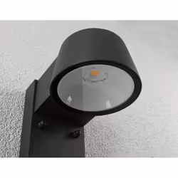 Paulmann 94453 éclairage extérieur Éclairage mural extérieur Ampoule(s) non remplaçable(s) LED Gris F - Vue supplémentaire 5