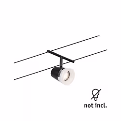Paulmann 94464 spot d'éclairage Spot lumineux sur rail Noir, Chrome GU5.3