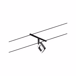 Paulmann 94485 spot d'éclairage Spot lumineux sur rail Noir, Chrome Ampoule(s) non remplaçable(s) LED G
