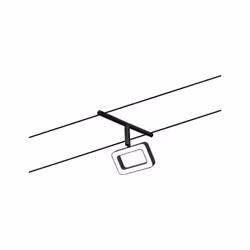 Paulmann 94485 spot d'éclairage Spot lumineux sur rail Noir, Chrome Ampoule(s) non remplaçable(s) LED G